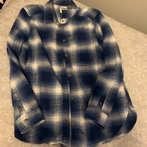 American Eagle boyfriend fit long sleeve flannel shirt size Large